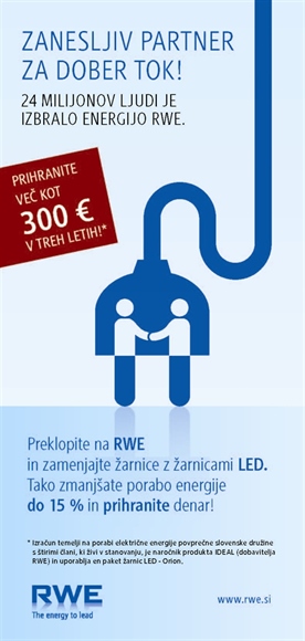 RWE načrtuje nadaljnjo rast pri obnovljivih virih